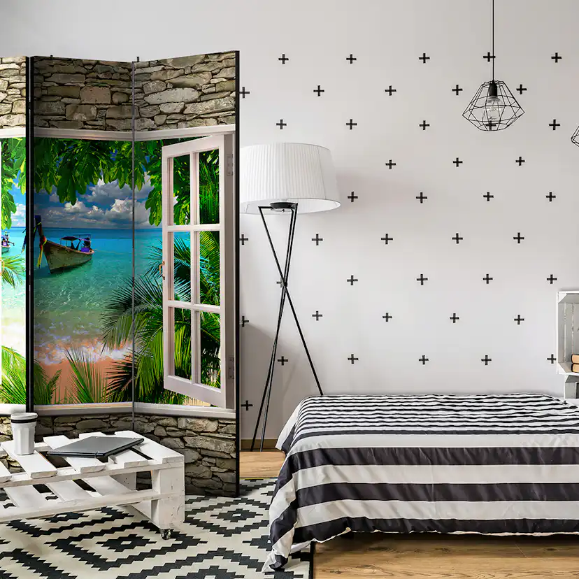 Rumsavdelare Arkiio Tropical Beach 135x172 cm