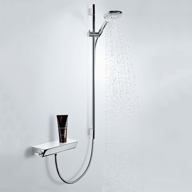 HG Raindance Select E120 Eco duschset 90 Vit/Krom med EcoSmart