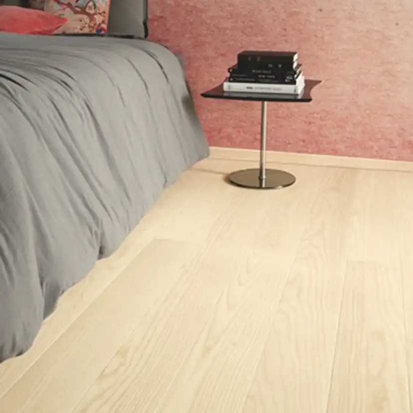 Tarkett Parkettgolv Shade Ask Linen White Plank