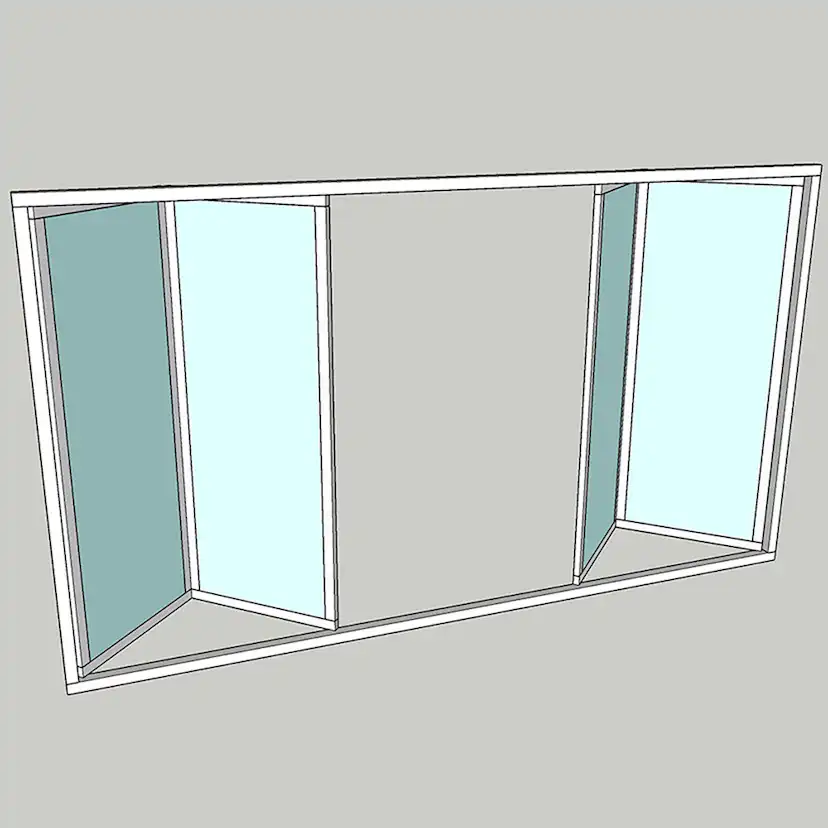 Vikparti Allvy Sunroom s75 3-Glas 4-Delad