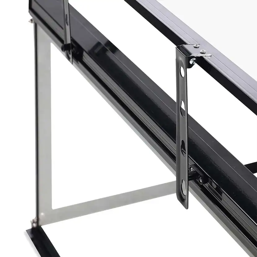 Växthus Metalcraft 1,54 kvm 4 Luckor Rektangulärt
