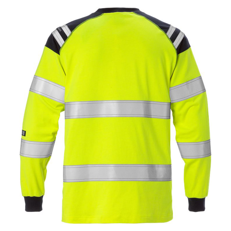 Flamskyddad T-shirt Fristads Långärmad 7077 TFLH Klass 3