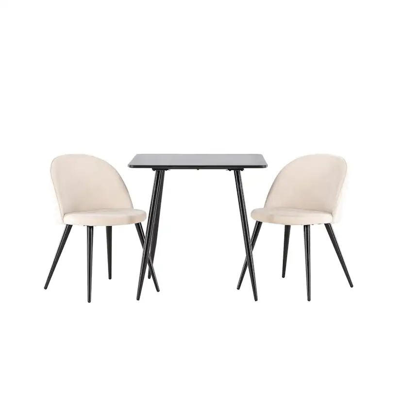 Svart/Beige