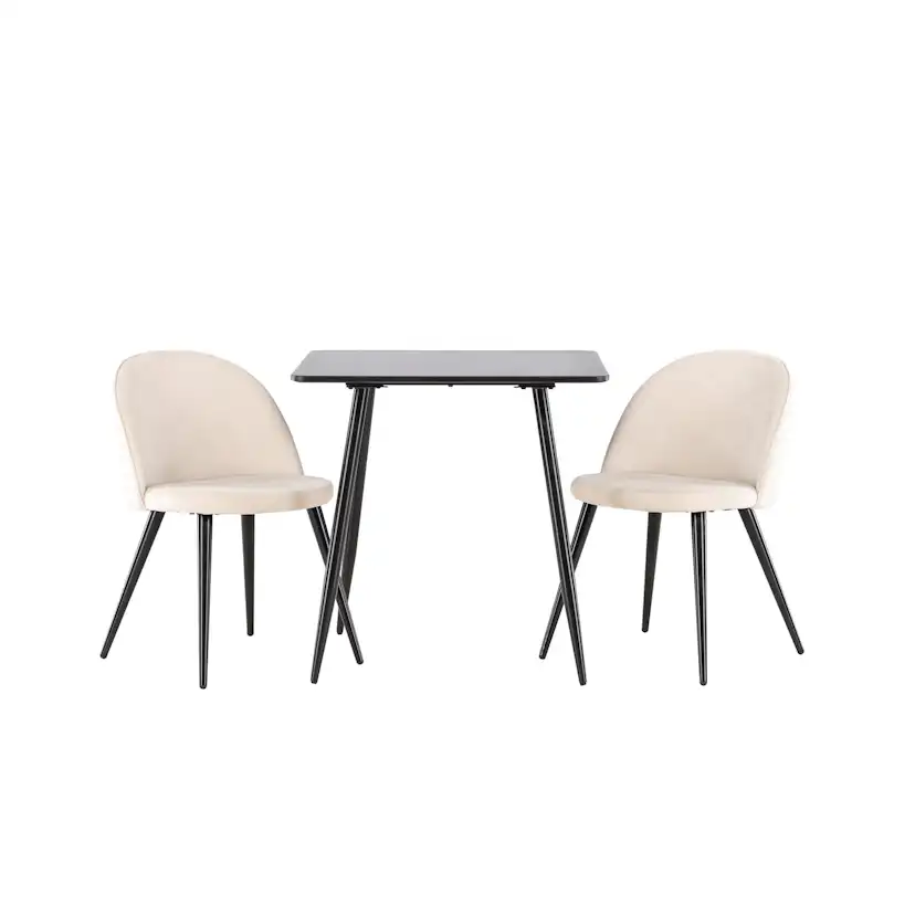 Svart/Beige