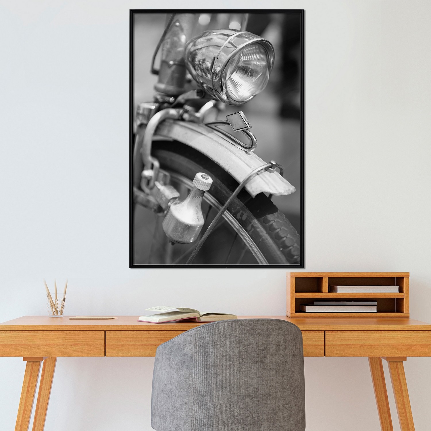 Affisch - Bicycle Details [Poster] 30x45 Svart ram, 30x45 cm