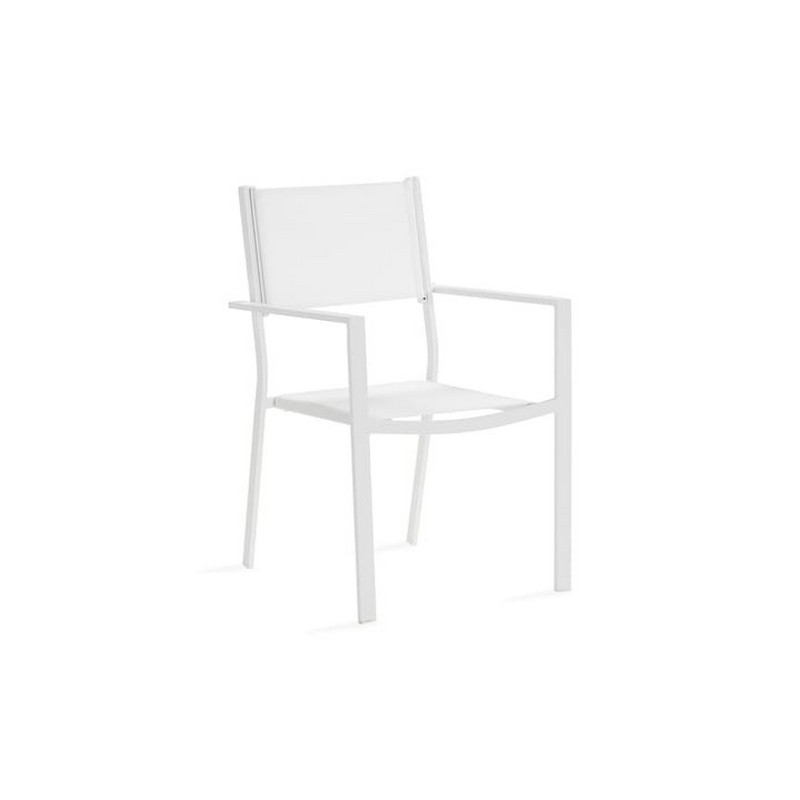 Stapelstol Comfort Garden Tunis Vit