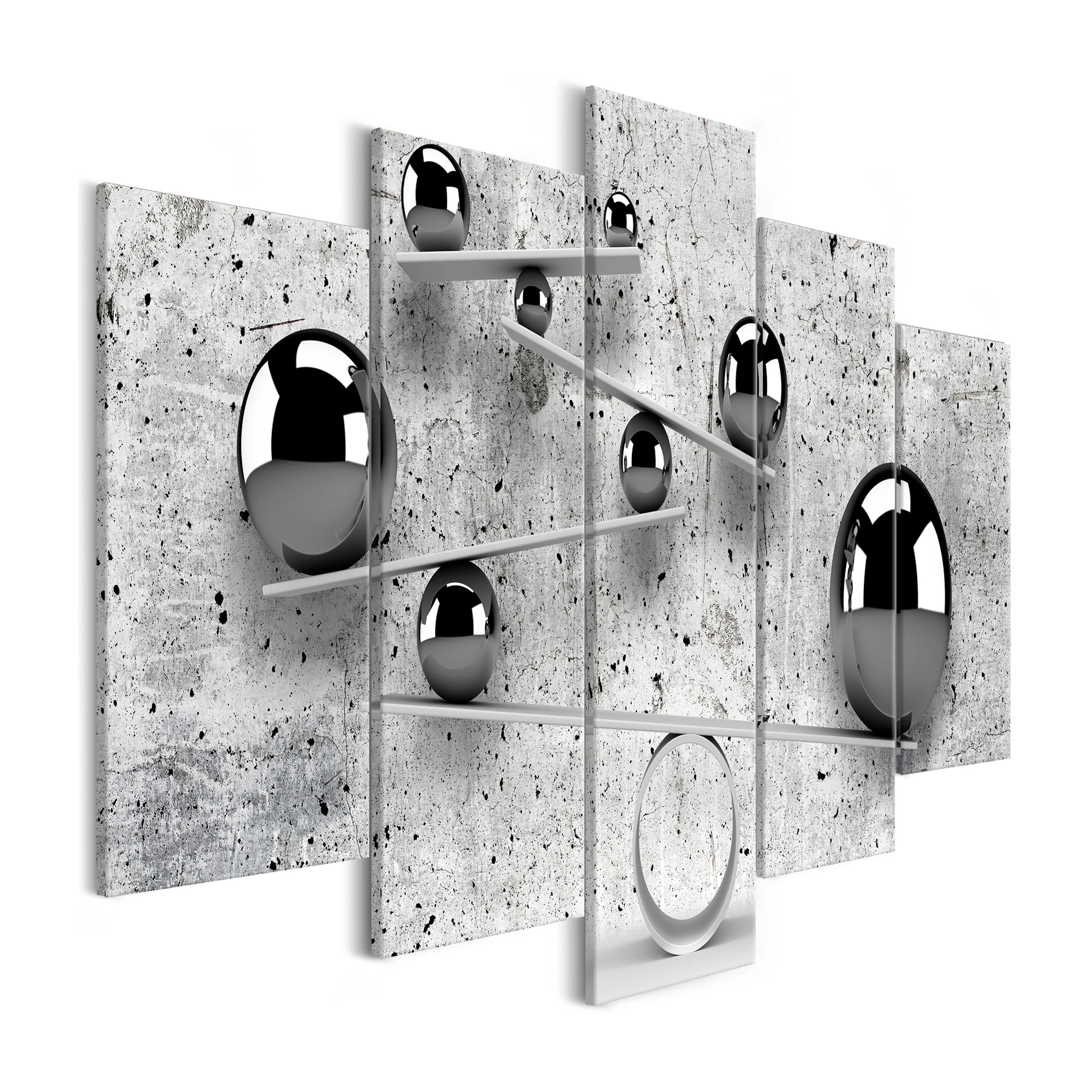 Tavla Arkiio Balls And Concrete Wide 5 delar