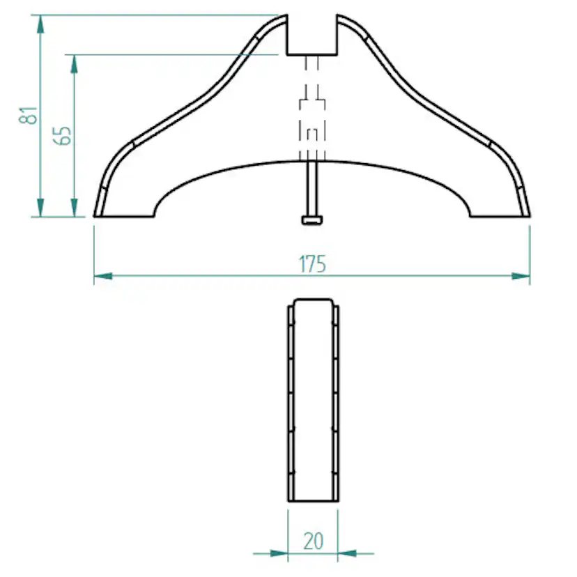 Fot Lundbergs Tass Vit