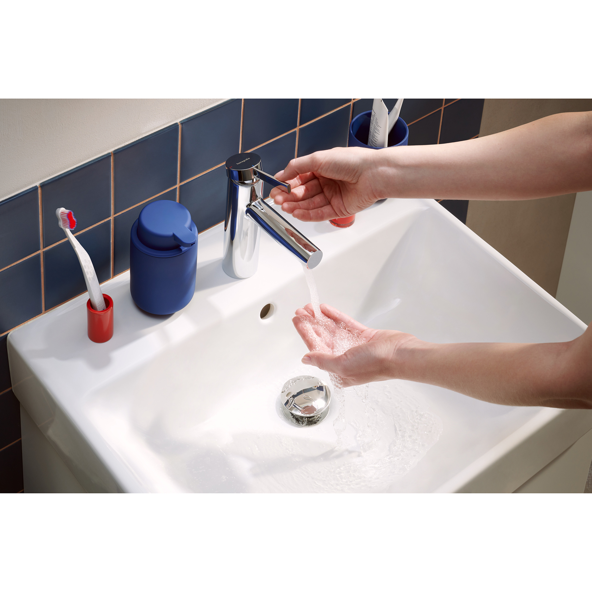 Tvättställsblandare Hansgrohe Zesis S 100 CoolStart utan Bottenventil