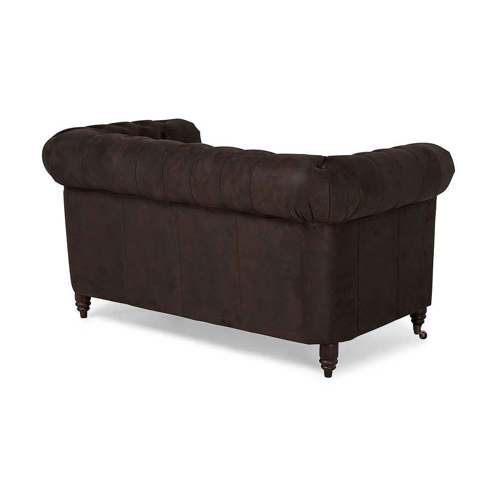 2-sitssoffa Manor House Chesterfield Deluxe Konstläder