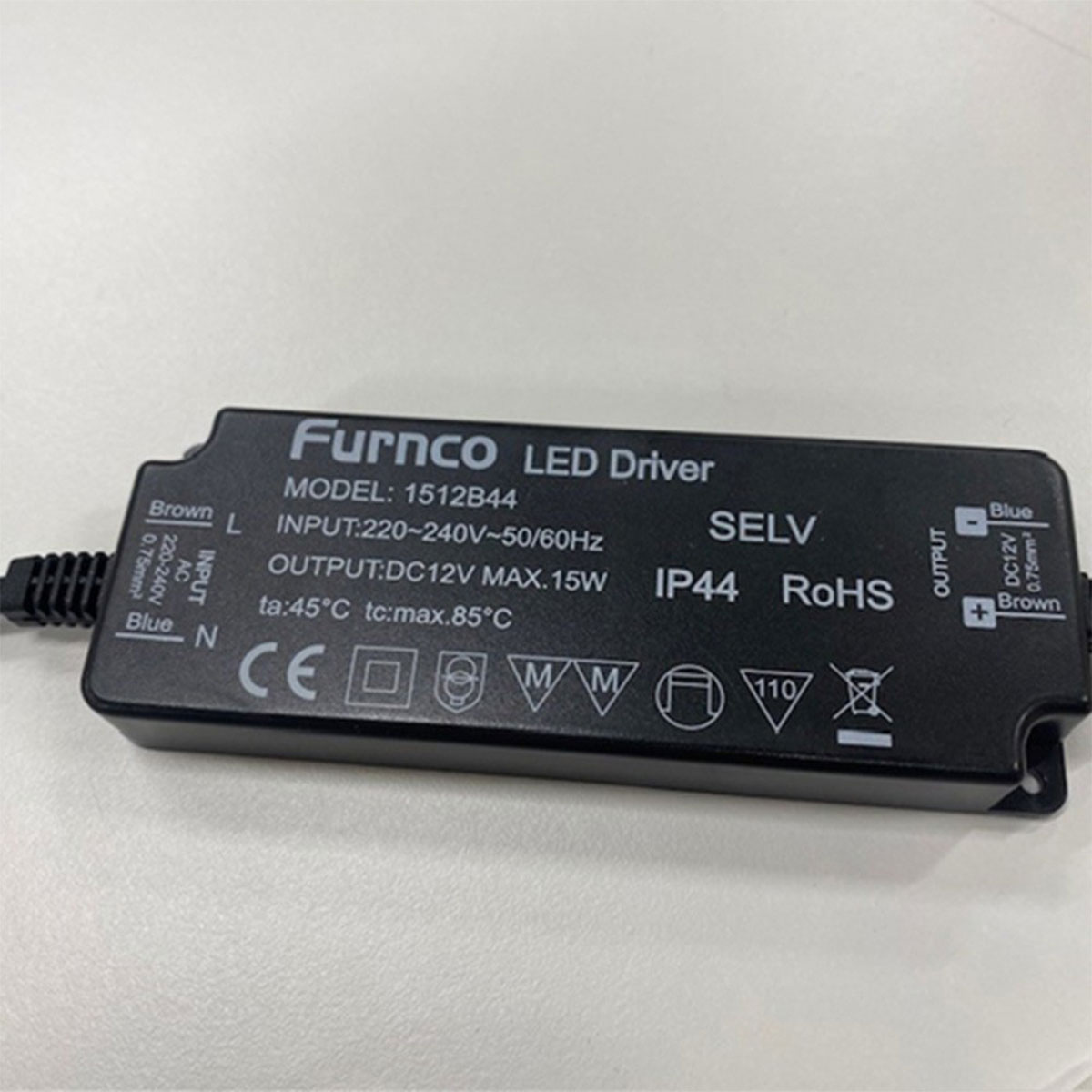 LED-Spot Hafa Krom 55mm Infälld med Transformator