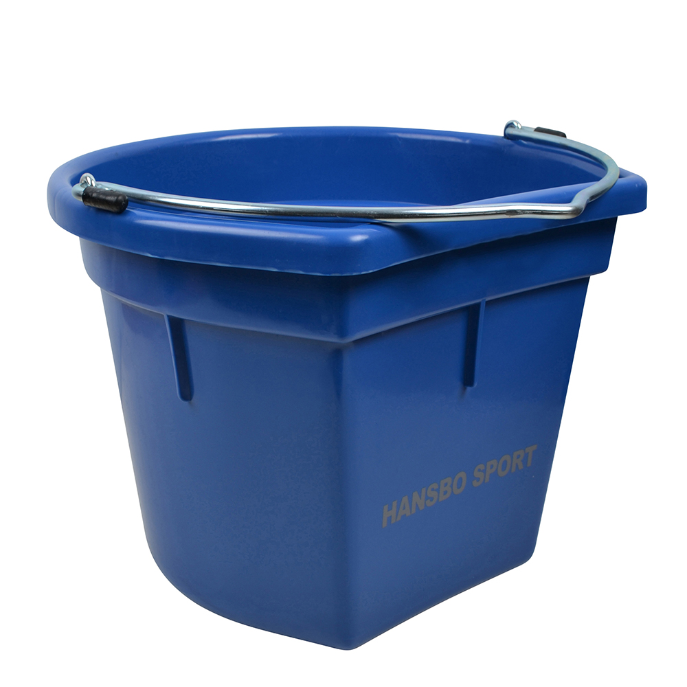 Hink flat sida 20 l blå Blå