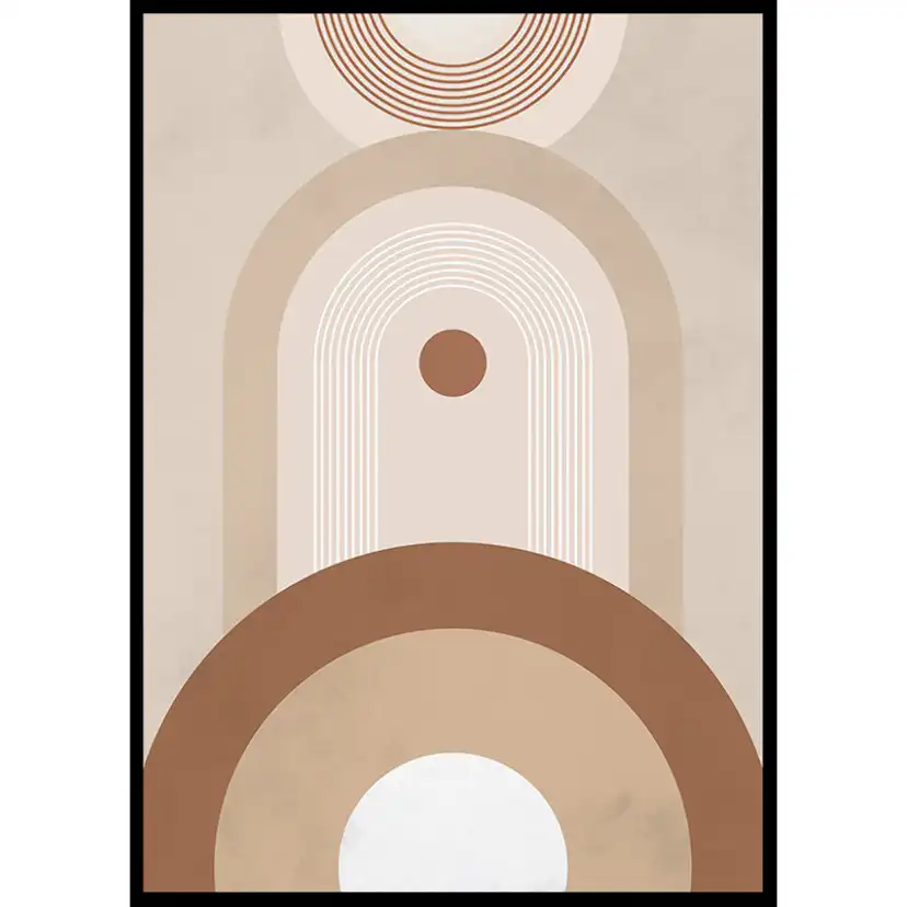 Poster Gallerix Geometric Shapes No2