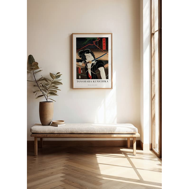 Poster Gallerix Portraits Of An Actor By Toyohara Kunichika