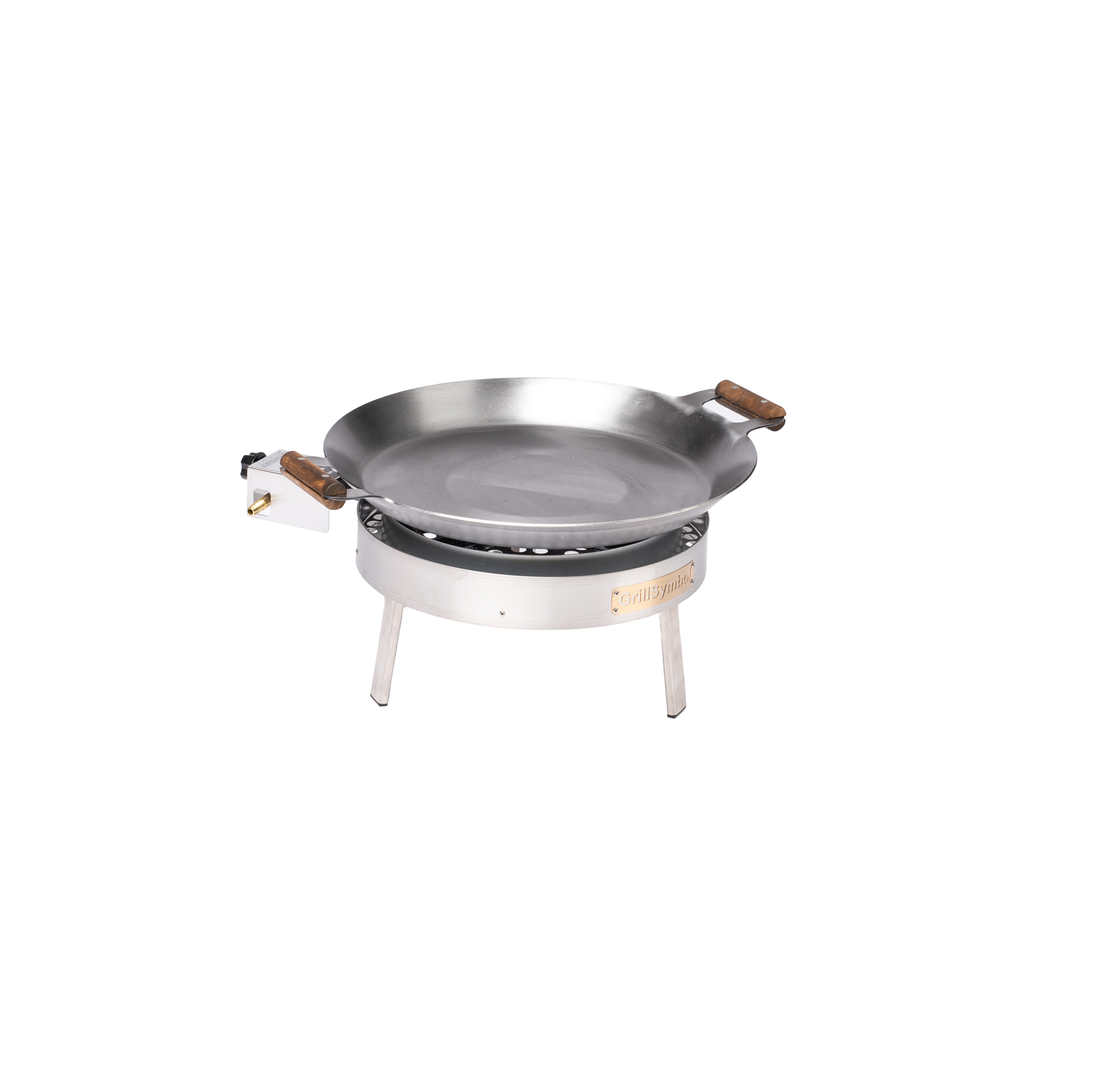 Stekhäll Gasol GrillSymbol PRO-460 i Kolstål, Robust & Kompakt med Vindskydd