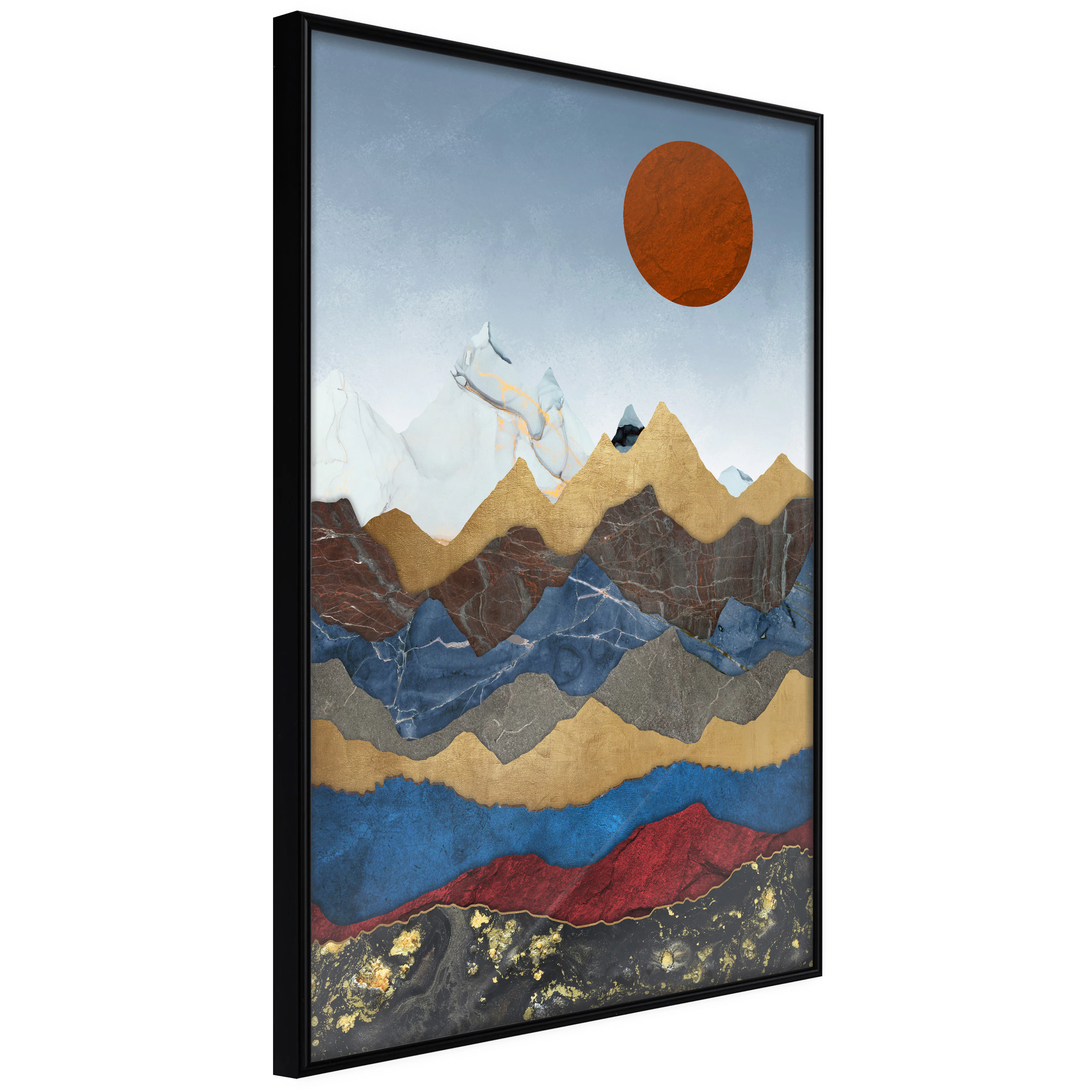 Affisch - Colombia's Heart [Poster] 40x60 Svart ram, 40x60 cm