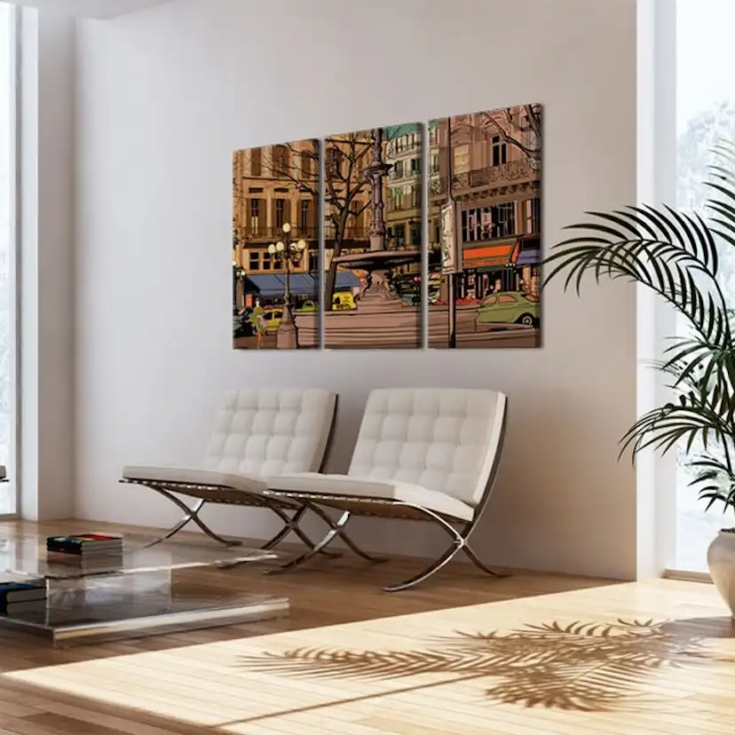 Tavla Arkiio Lugn Kväll I Paris