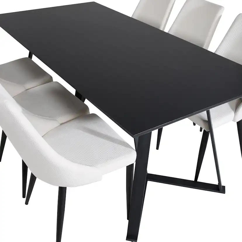 Matgrupp Venture Home Madde med 6 Laura Stolar Manchester