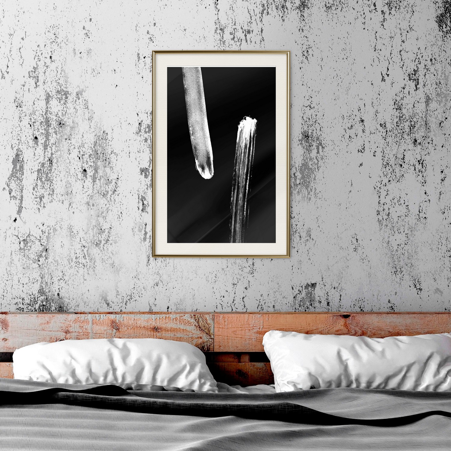 Affisch - Evening Walk [Poster] 20x30 Guld ram med passepartout, 20x30 cm