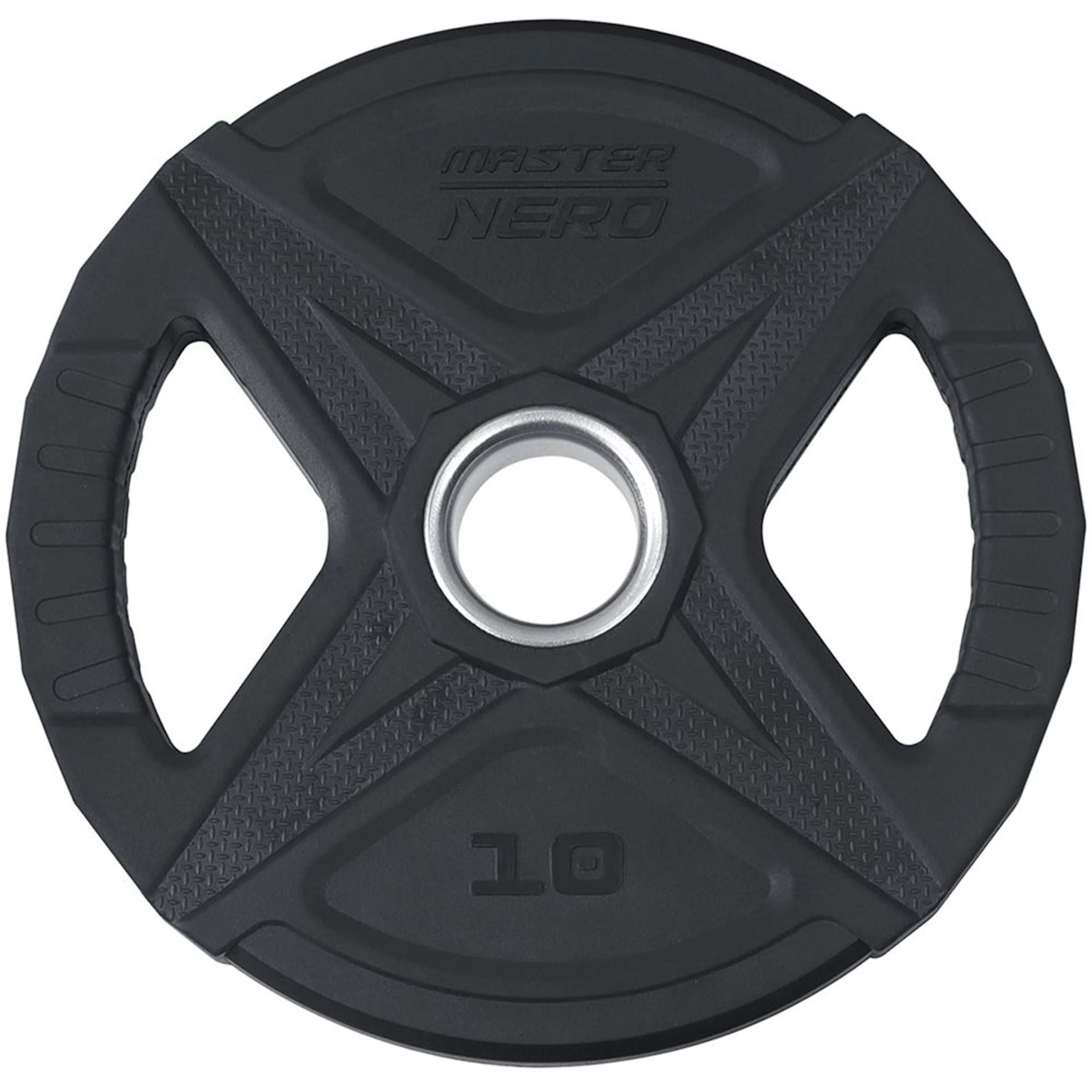 Viktskiva Master Fitness Nero Rubber