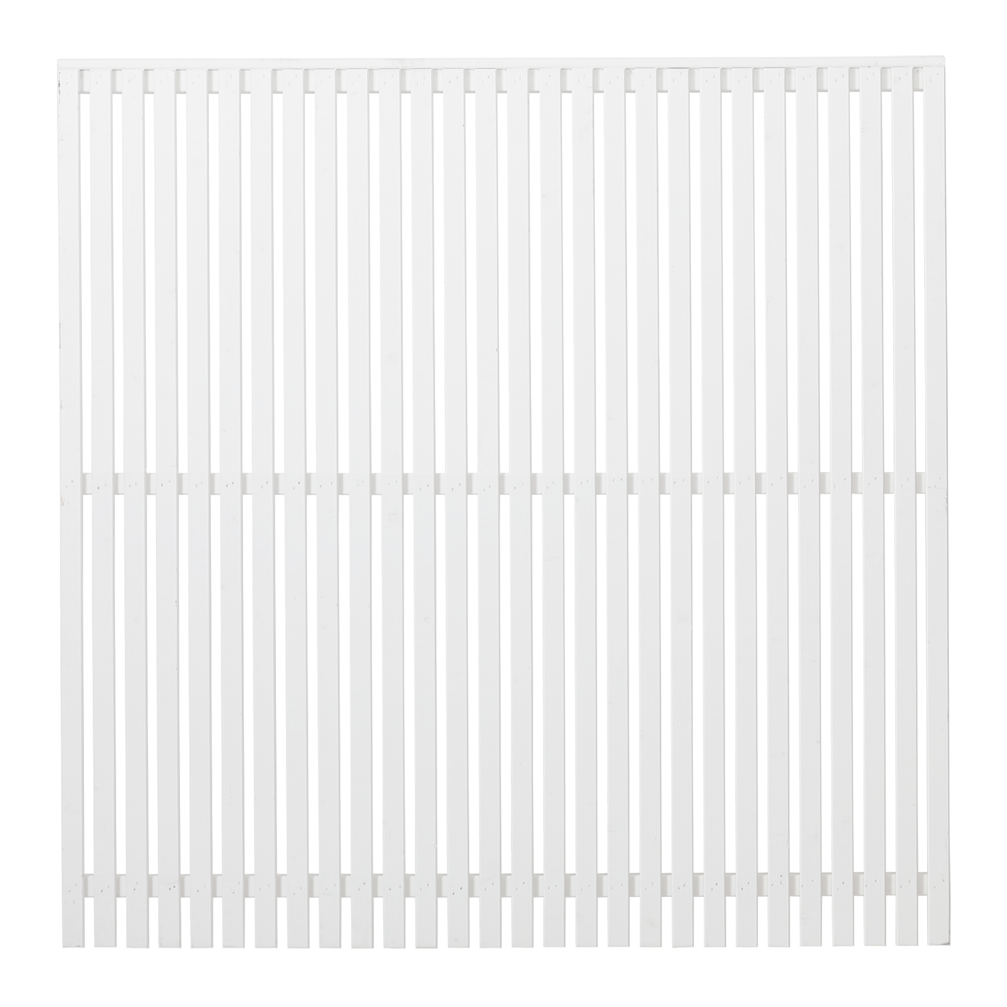 Staket PLUS Sendai Grundmålad Vit 180×180 cm