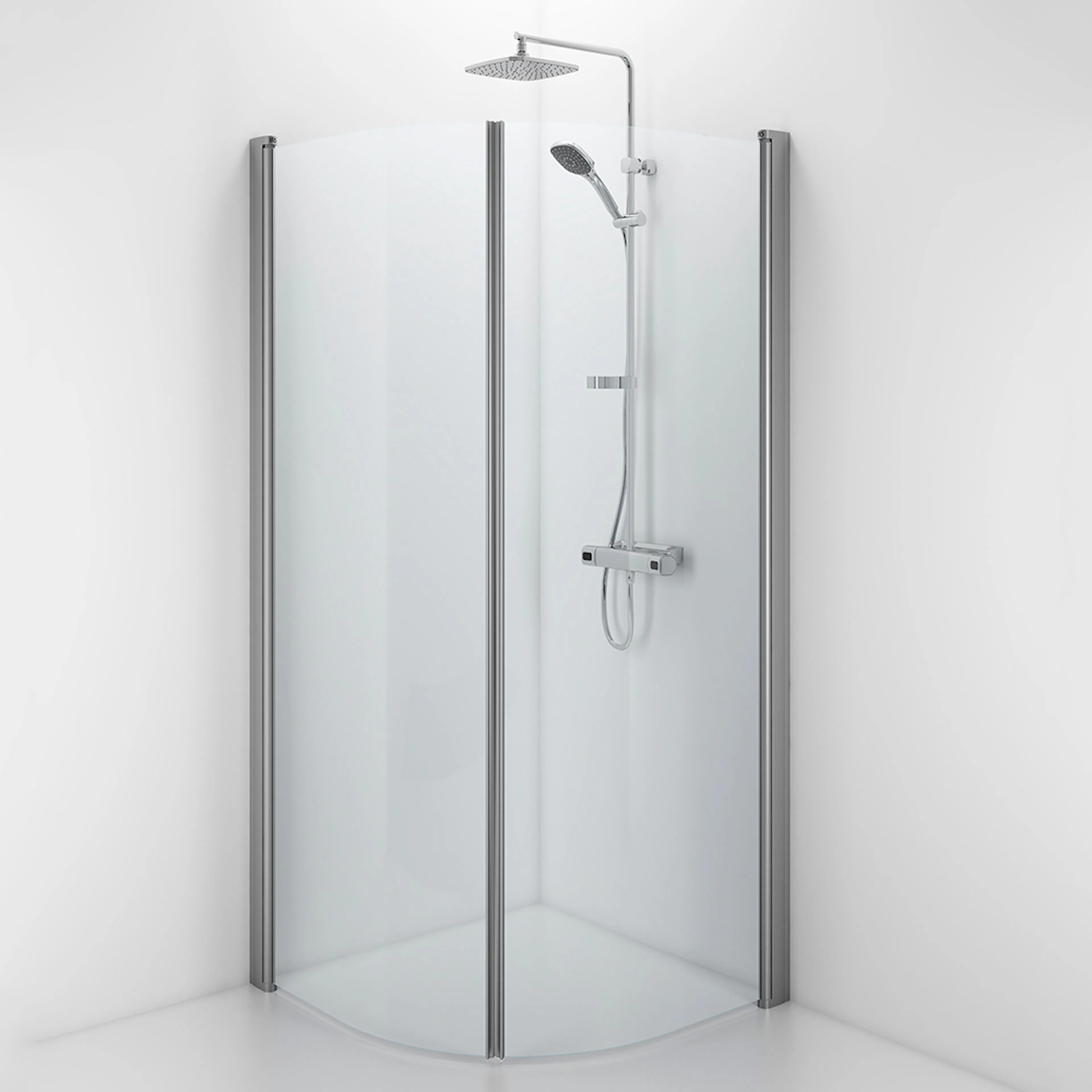Duschdörr Contura Shower Space SBNK Bockad med Handtagsprofil Höjd: 200 BxH:741x2000 Handtagsprofil
