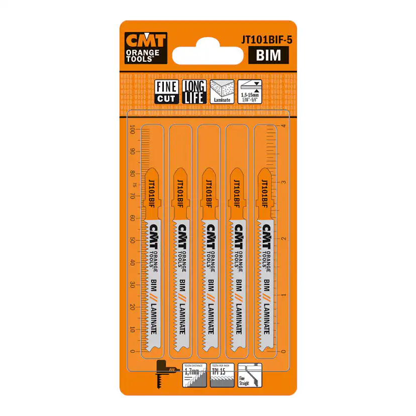 Sticksågblad CMT Orange Tools 58mm BIM Laminat 5 st