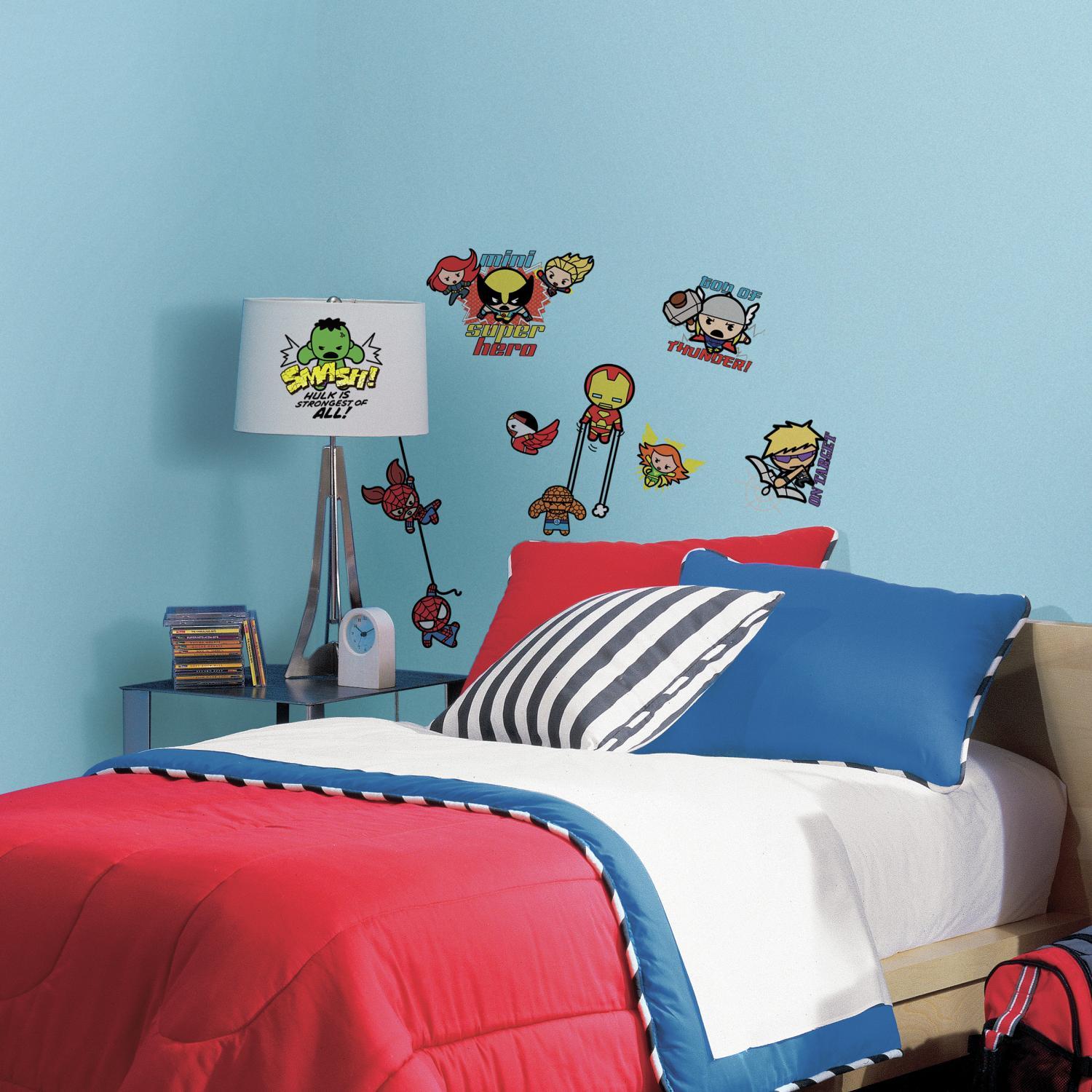 Väggdekor RoomMates Kids Marvel Superhjältar Kawaii