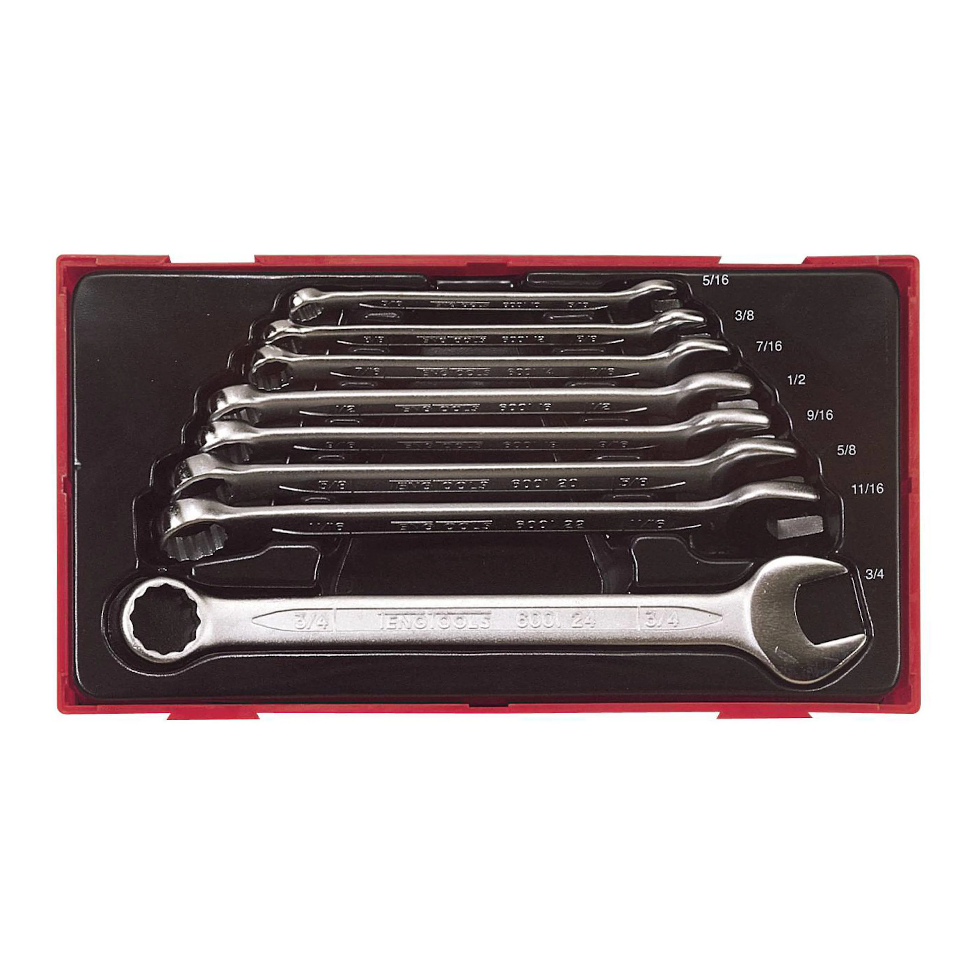 U-ringnyckelsats 8 delar Teng Tools TT3592