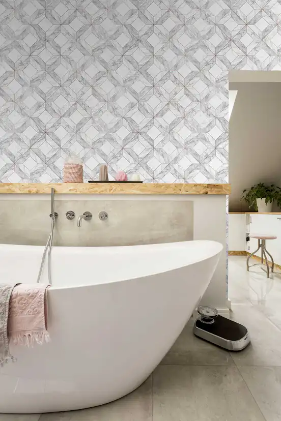 Tapet Superfresco Easy Marmor Geometrisk 103856