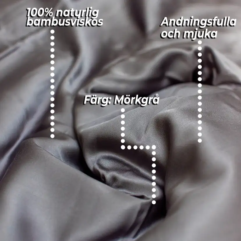 Påslakanset Polar Night Bambu Enkelsäng