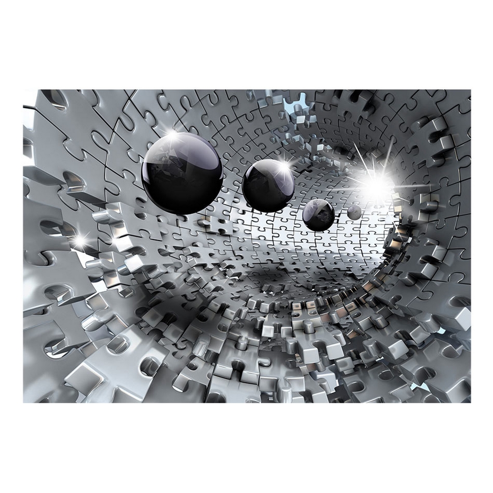 Fototapet Arkiio Självhäftande Puzzle Tunnel