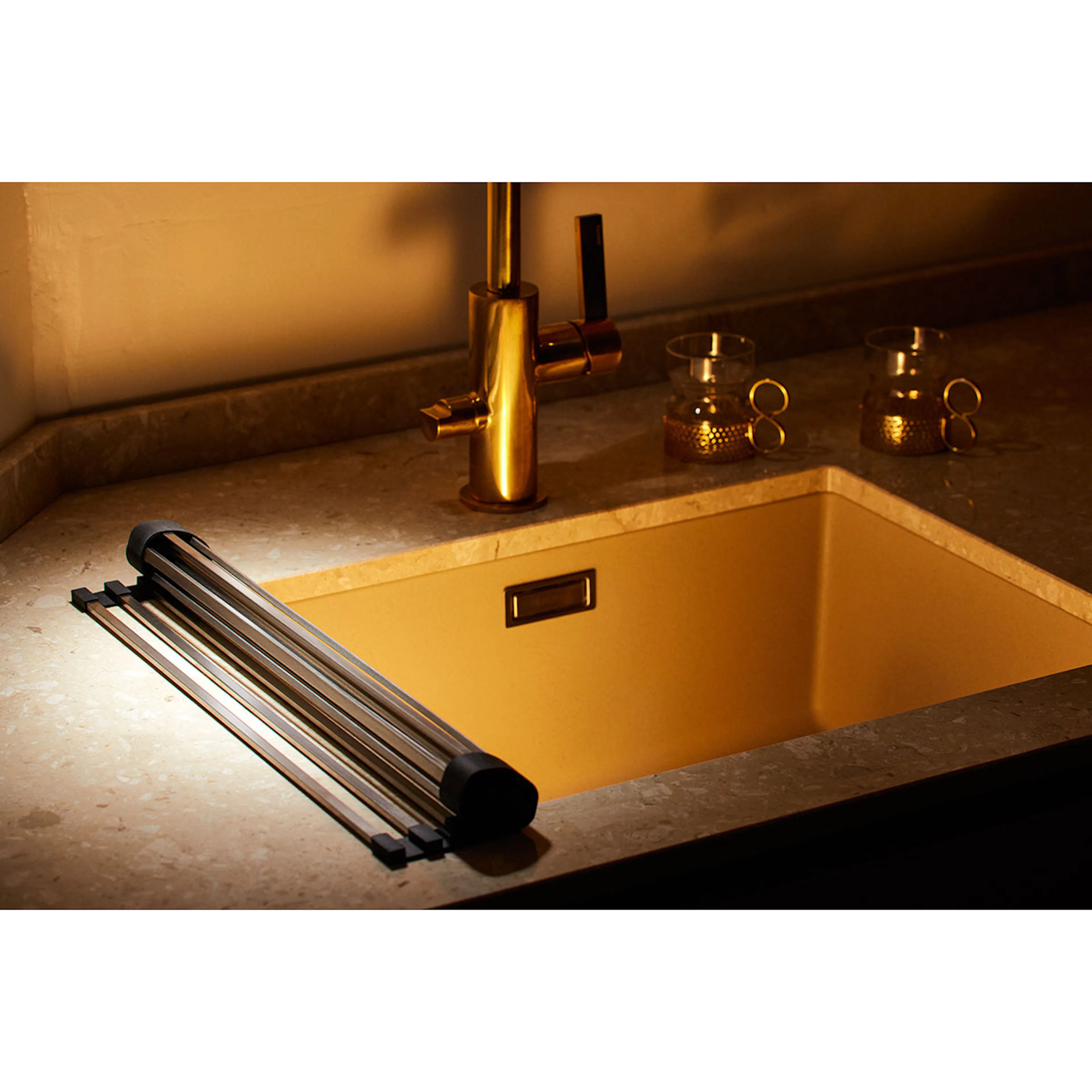 Diskställ Happy Sinks I Rostfritt Stål för Köksredskap