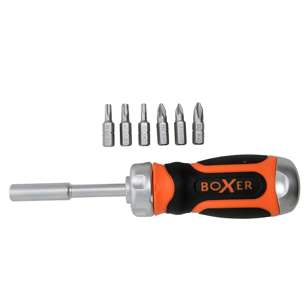 Spärrskruvmejsel Boxer Med 6 Bits