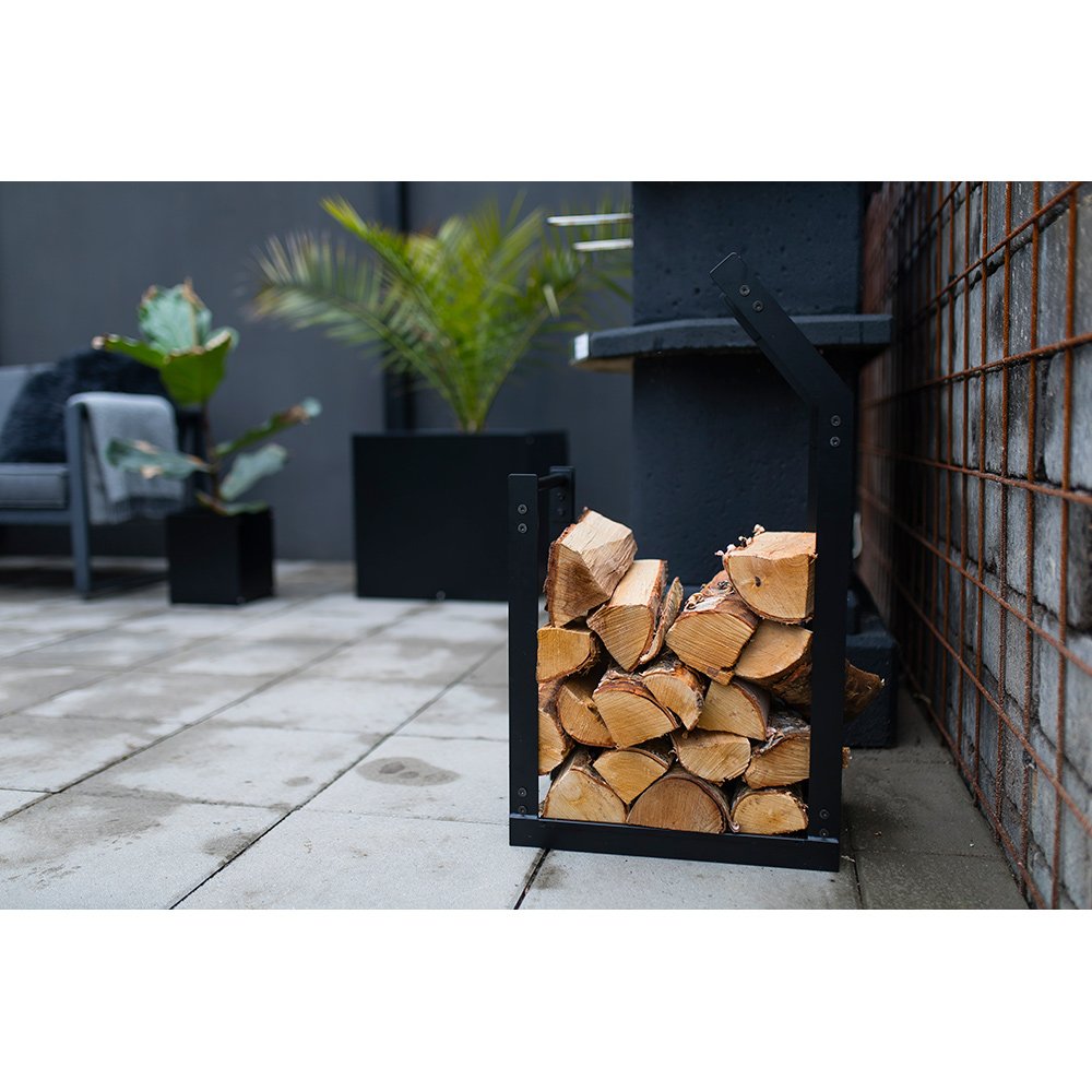 Vedställ Skotte Garden Metall Svart