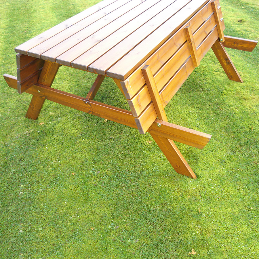 Bänkbord Utomhus Eden Wood Picknick 170