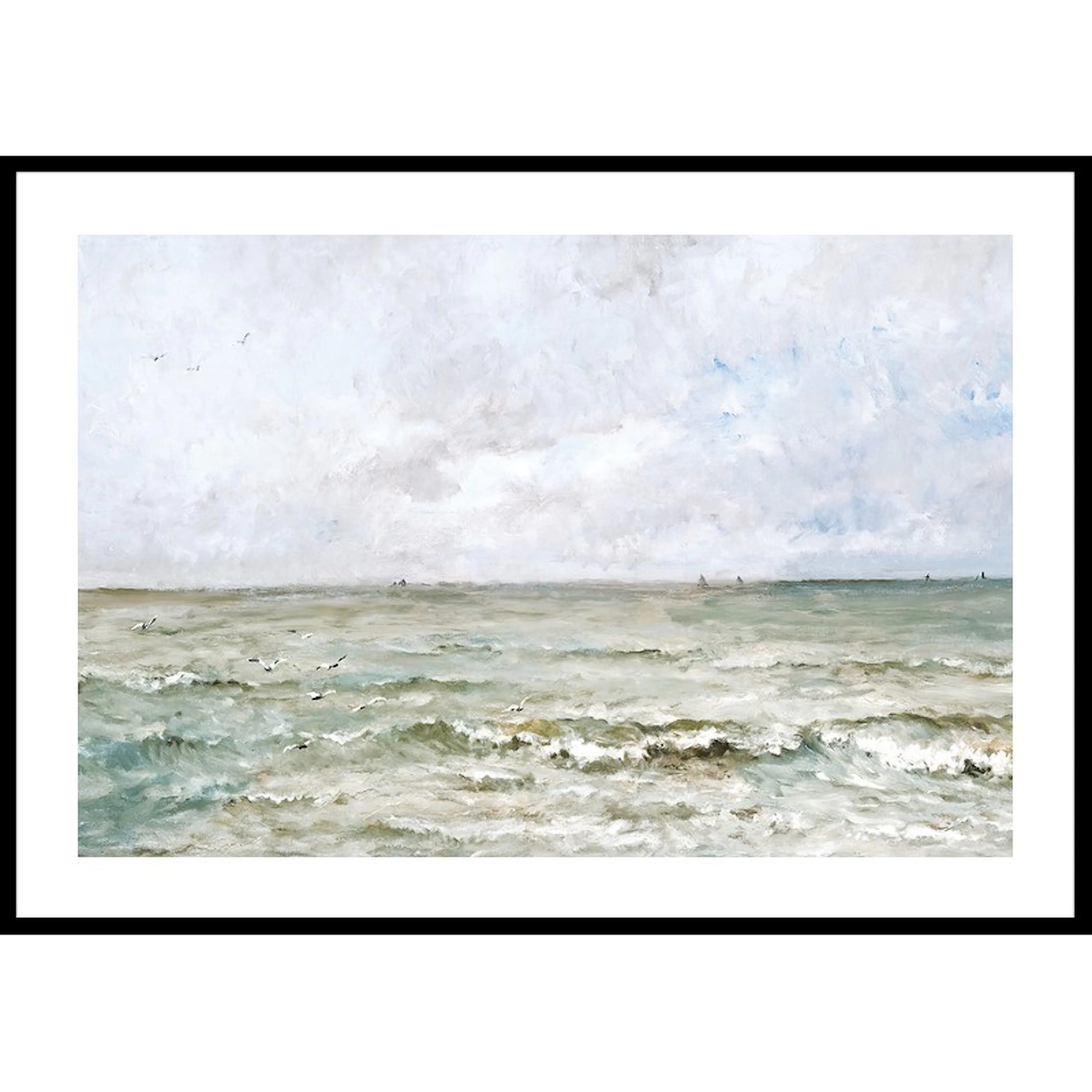 Poster Gallerix Seascape By Charles-François Daubigny