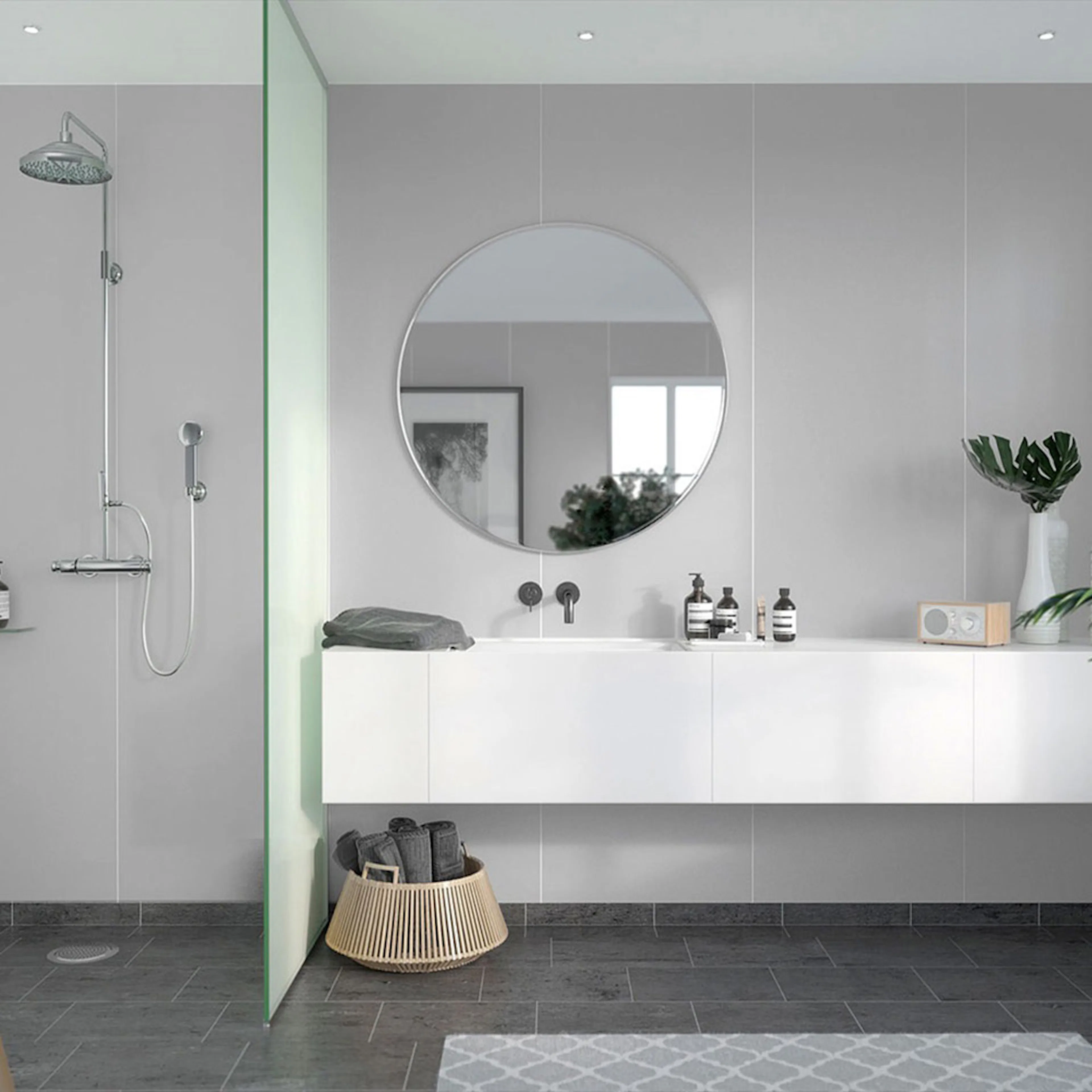 Våtrumsskiva Fibo 11x620x2400 Light Grey 2090-M10 EM