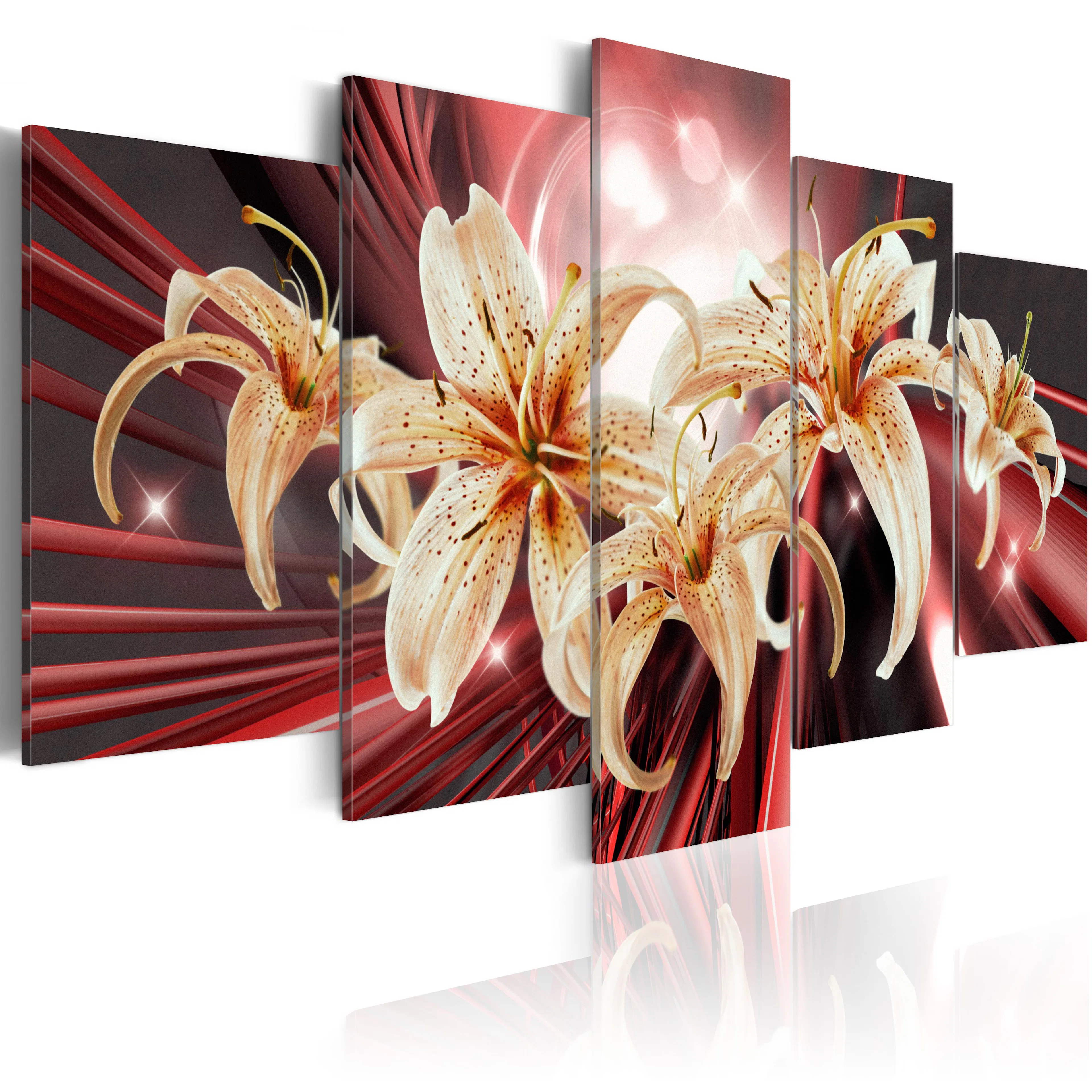 Foto på akryl - The Magic of Passion [Glass] 200x100 Mått: 200x100 cm