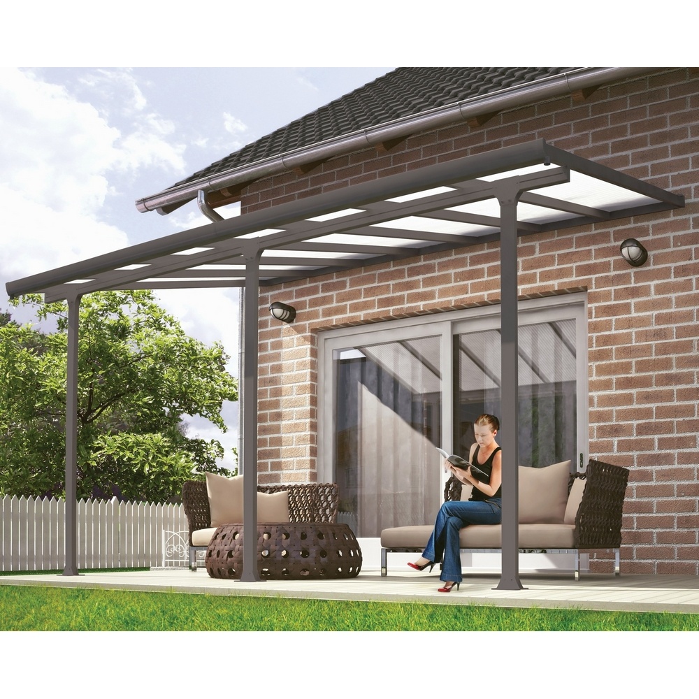 FERIA PATIO COVER 12,5 M2 -3x4,25M GREY Grå 3X4,25 m