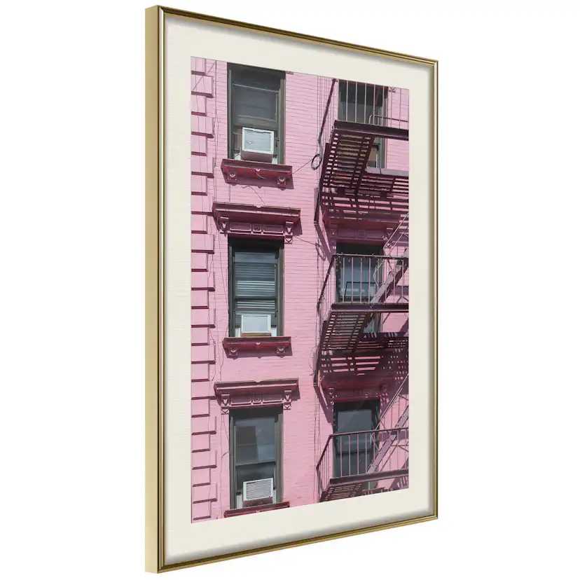 Poster Artgeist Affisch Fire Stairs