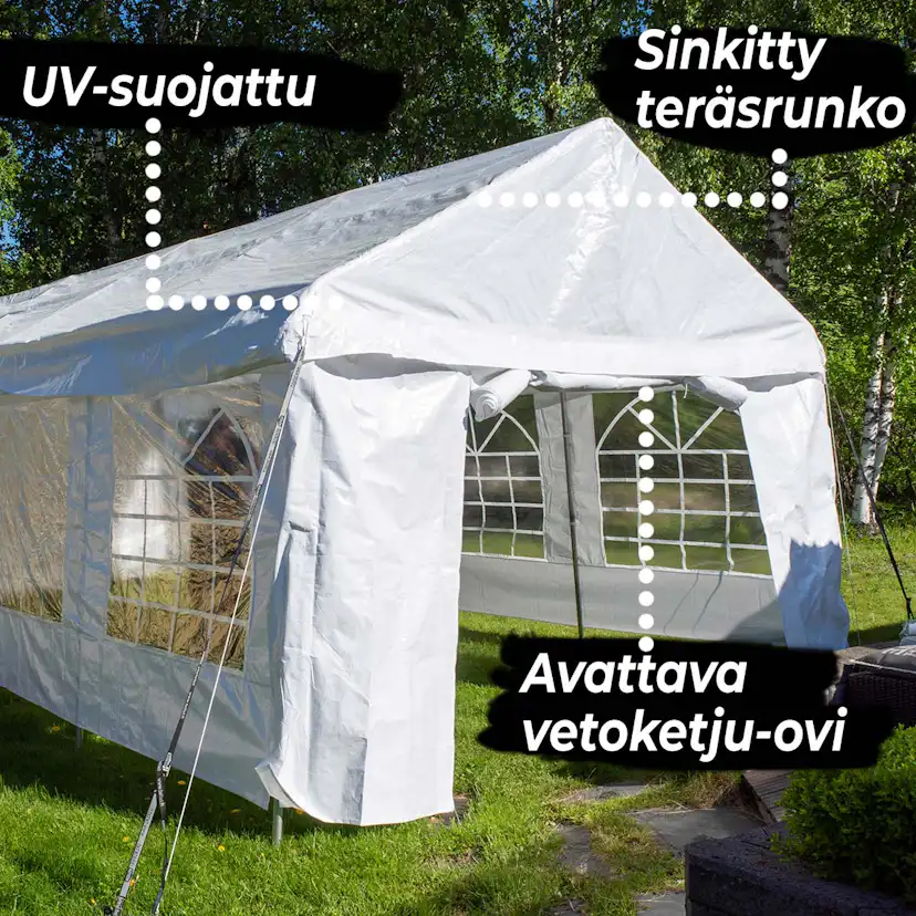 Lykke Partytält 4x8m Premium 4x8m