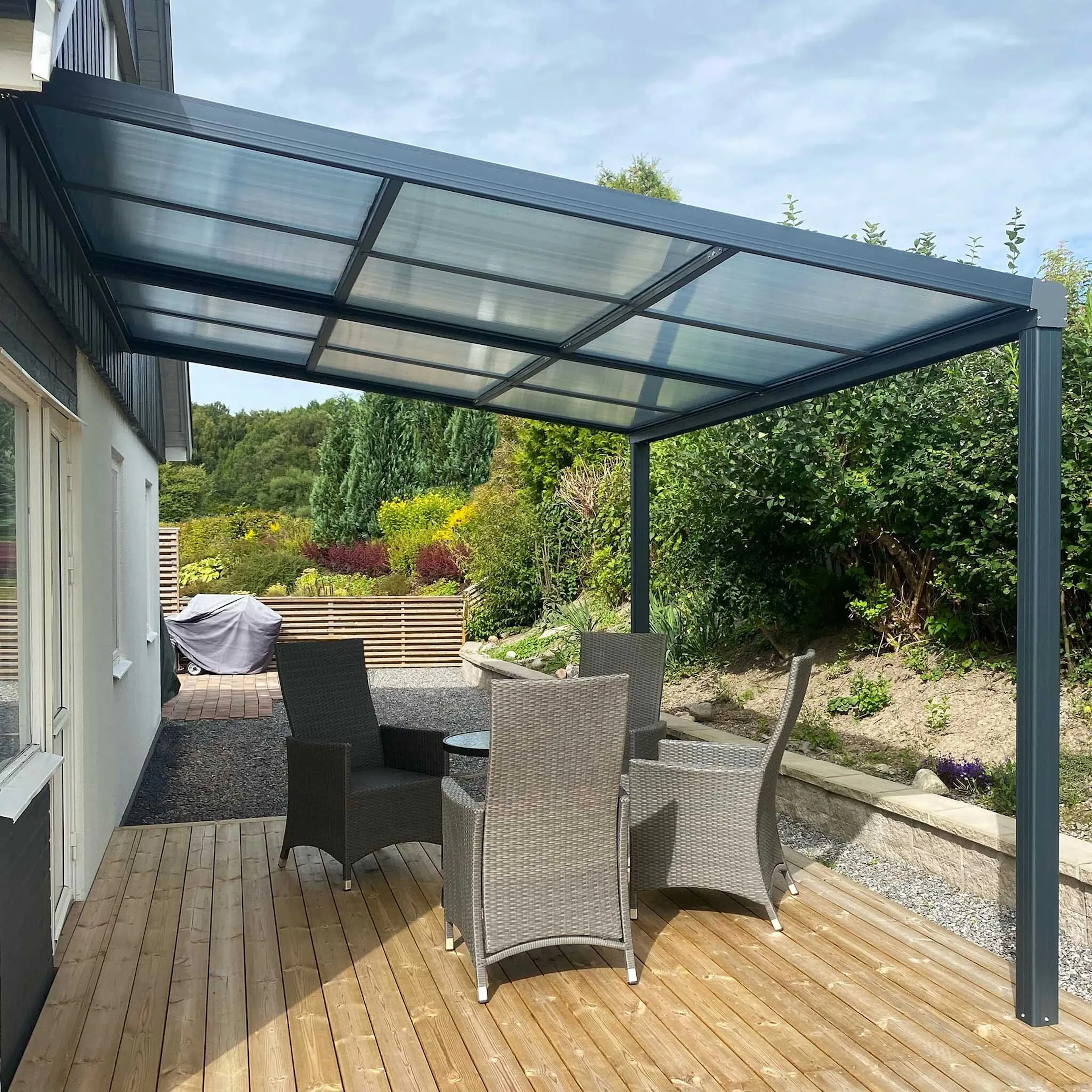 Veranda Metalcraft 12m² Skjutbart Altantak