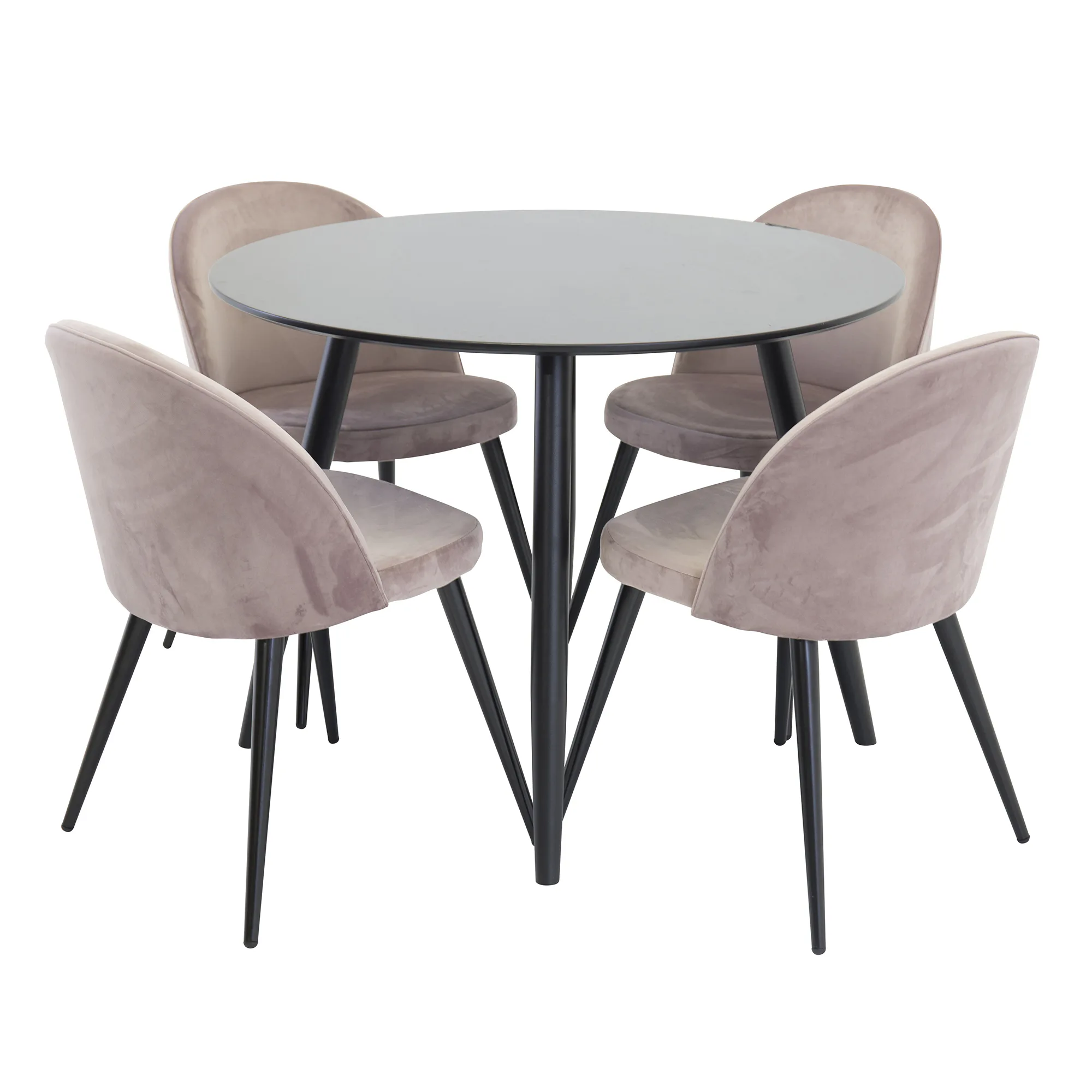 Rosa/Svart
