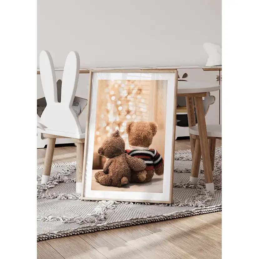 Poster Gallerix Teddy Bears By Christmas