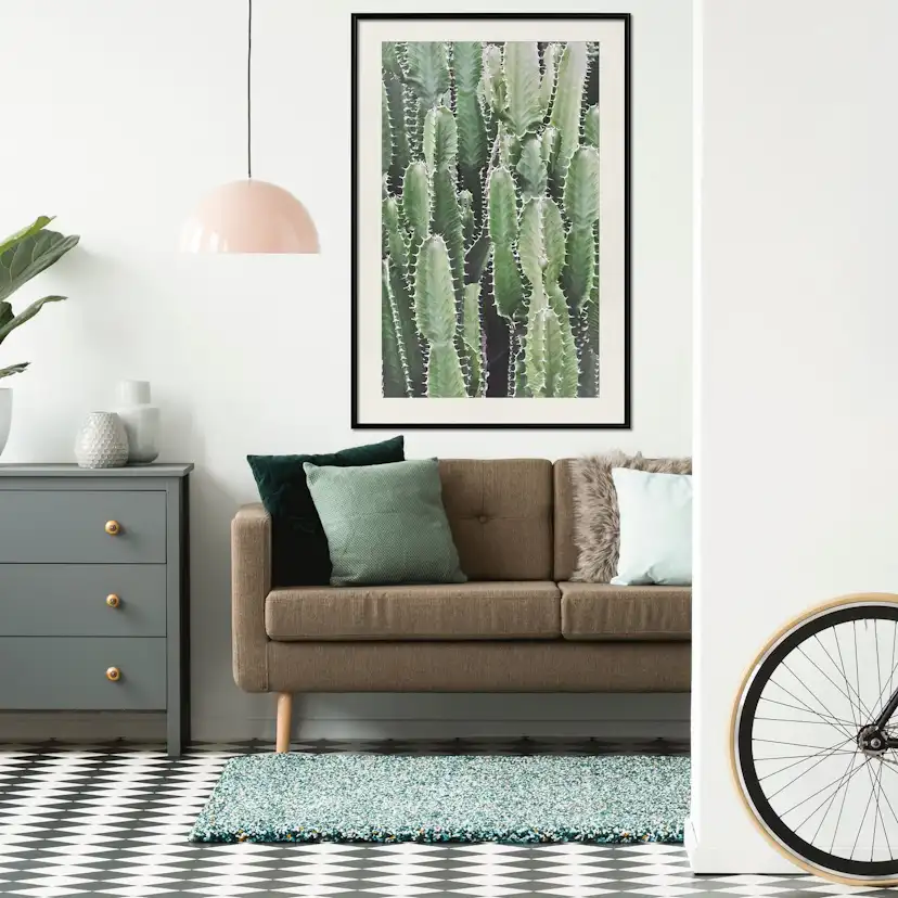 Poster Artgeist Affisch Cactus Garden