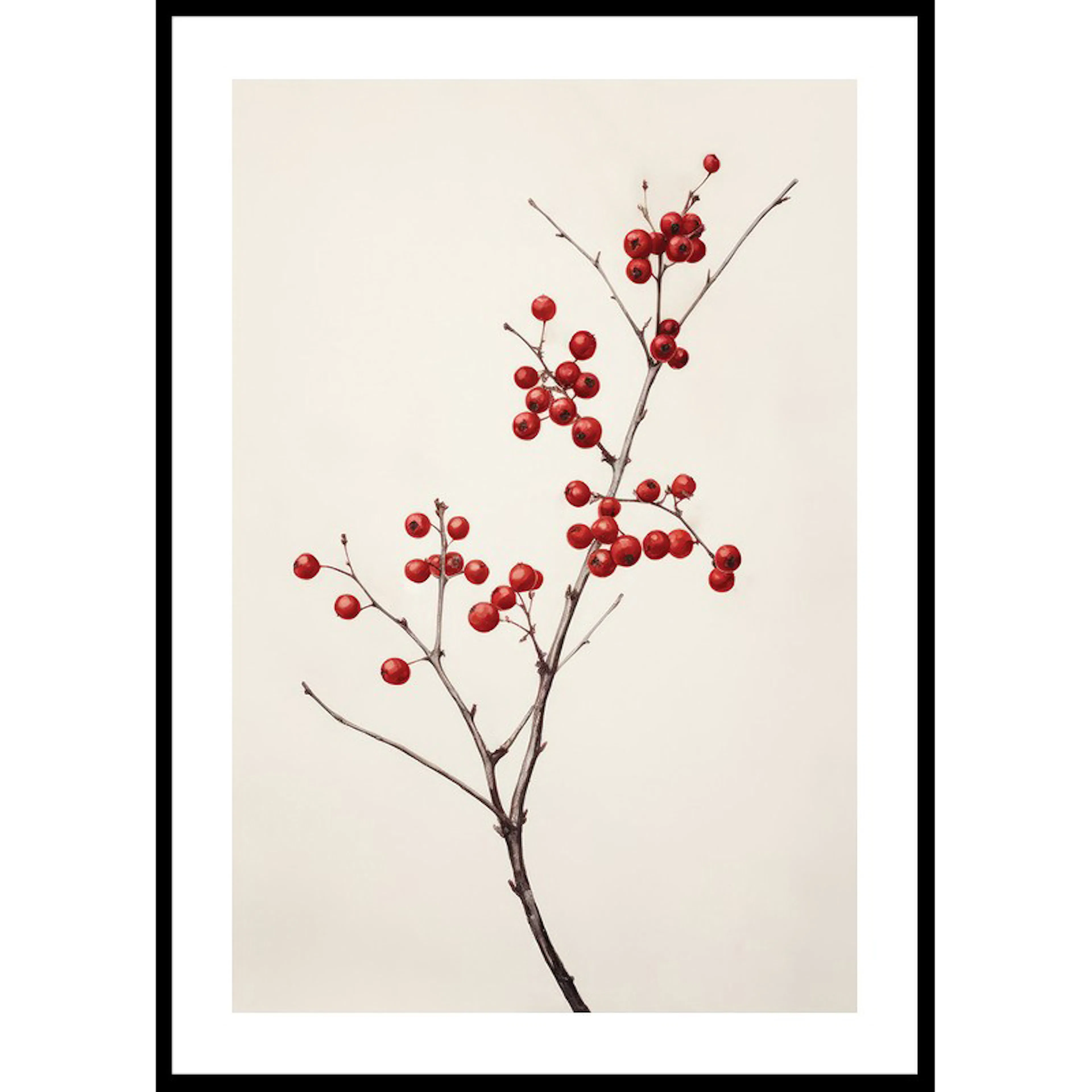 Poster Gallerix Branch And Red Berries