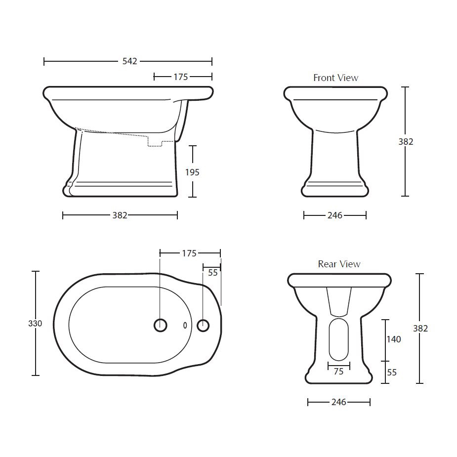Bidé Imperial Bergier
