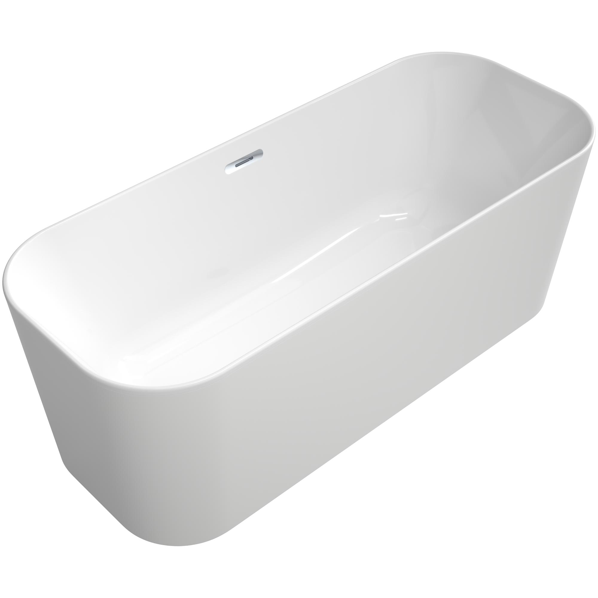 Badkar Villeroy & Boch Finion UBQ177FIN7A100V401 Vit Alpin, Krom, Utan Designring, Bräddavlopp, Utan Belysning