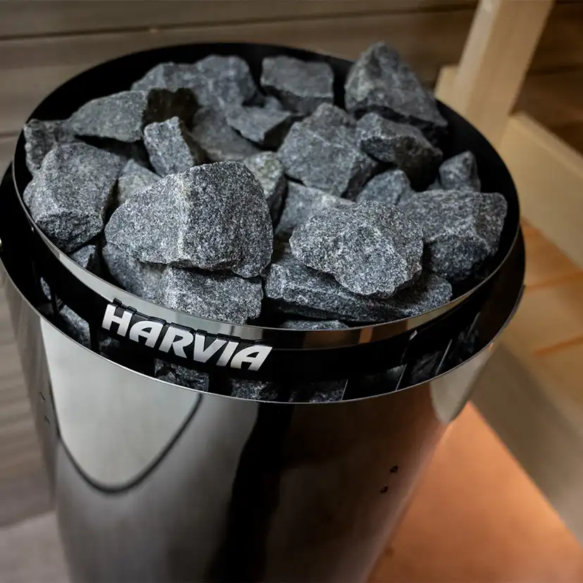 Skyddsvägg Harvia Cilindro Black Steel